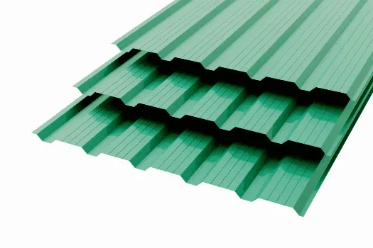 Профлист НС-25 Polyester 0,5 (высокой точности) RAL 6026 Опал смотреть фото