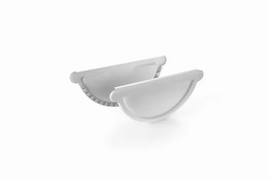Заглушка желоба Krovelson  RAL 9003 Белый смотреть фото