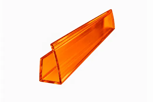 Торцевой профиль янтарь 4мм Royalplast смотреть фото
