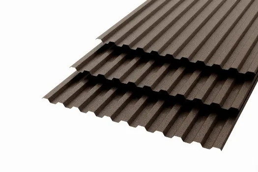 Профлист C-21  Polyester 0,5 RAL 8019 Темный шоколад Текстурированный смотреть фото